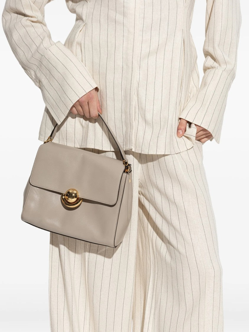 Furla Domus S Structured Smooth Leather Handbag