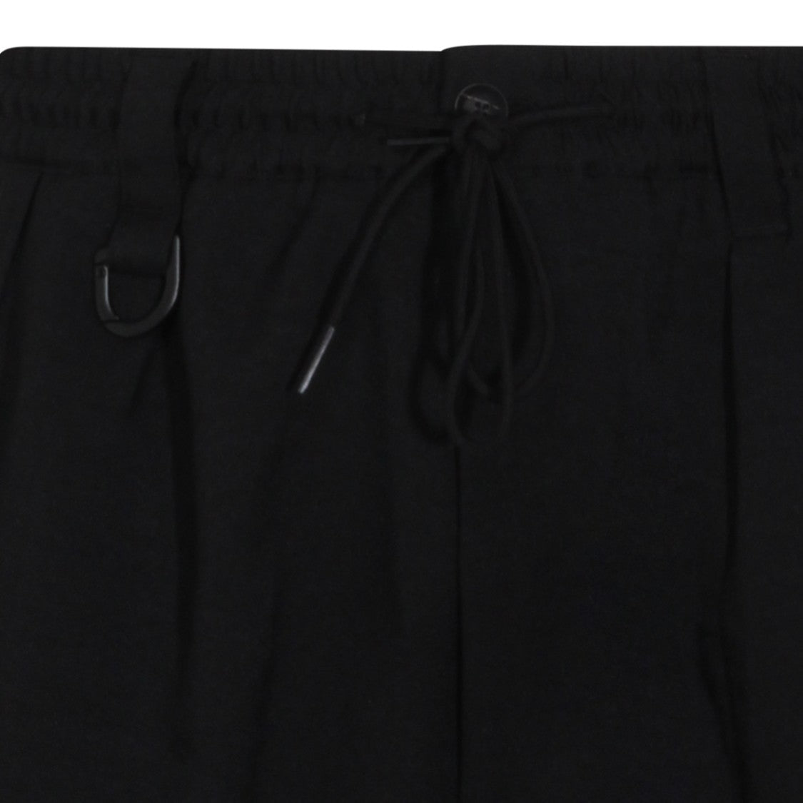 Y-3 Mid-Length Black Tech Shorts