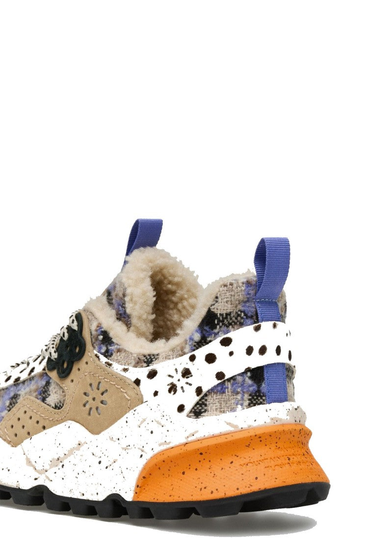 Flower Mountain Multicolor Leather Low-Top Sneakers