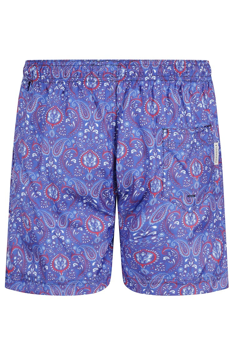 Peninsula Drawstring Swimsuit - Blue