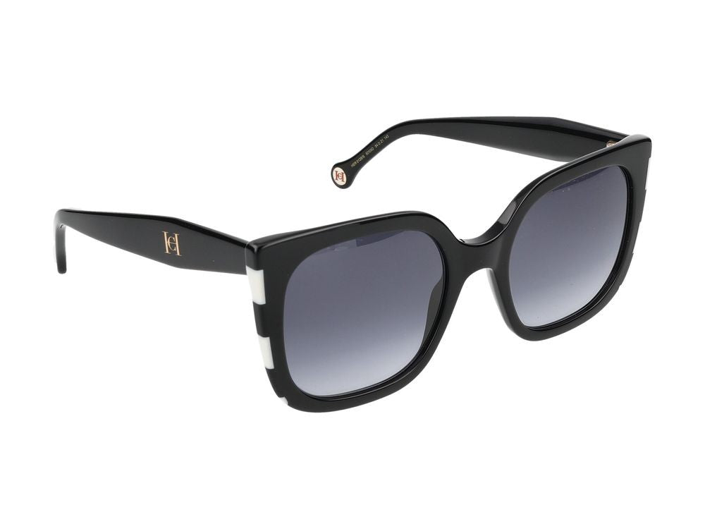 Carolina Herrera Sunglasses Her 0128/S 80S Black White 54/21/145