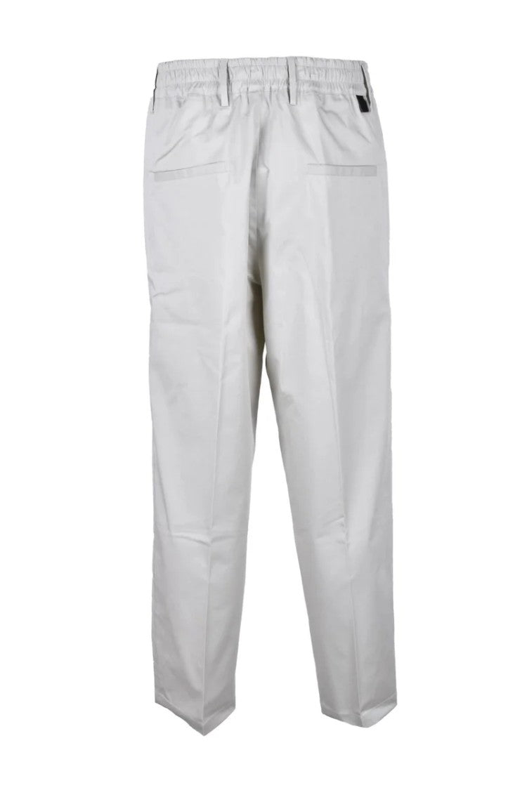 Low Brand Light Grey Stretch Cotton Pants