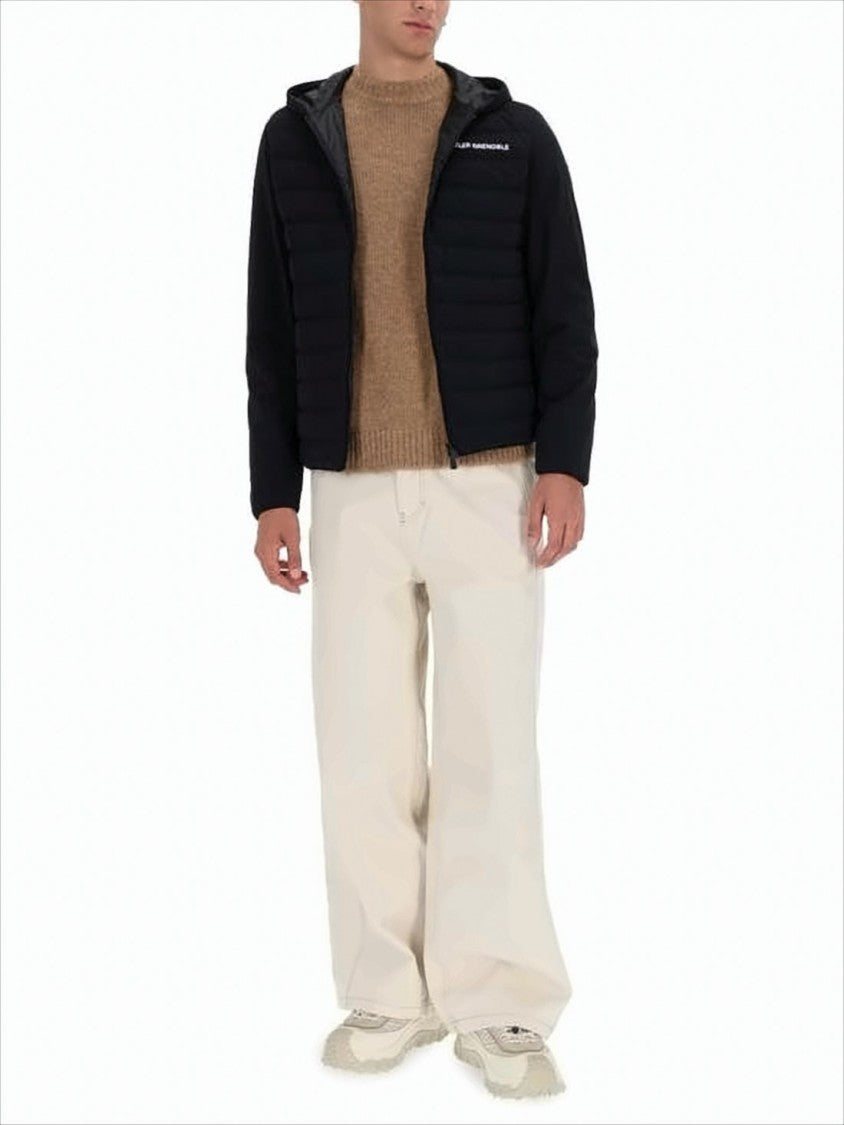 Moncler Matte Finish Padded Jacket With Hood
