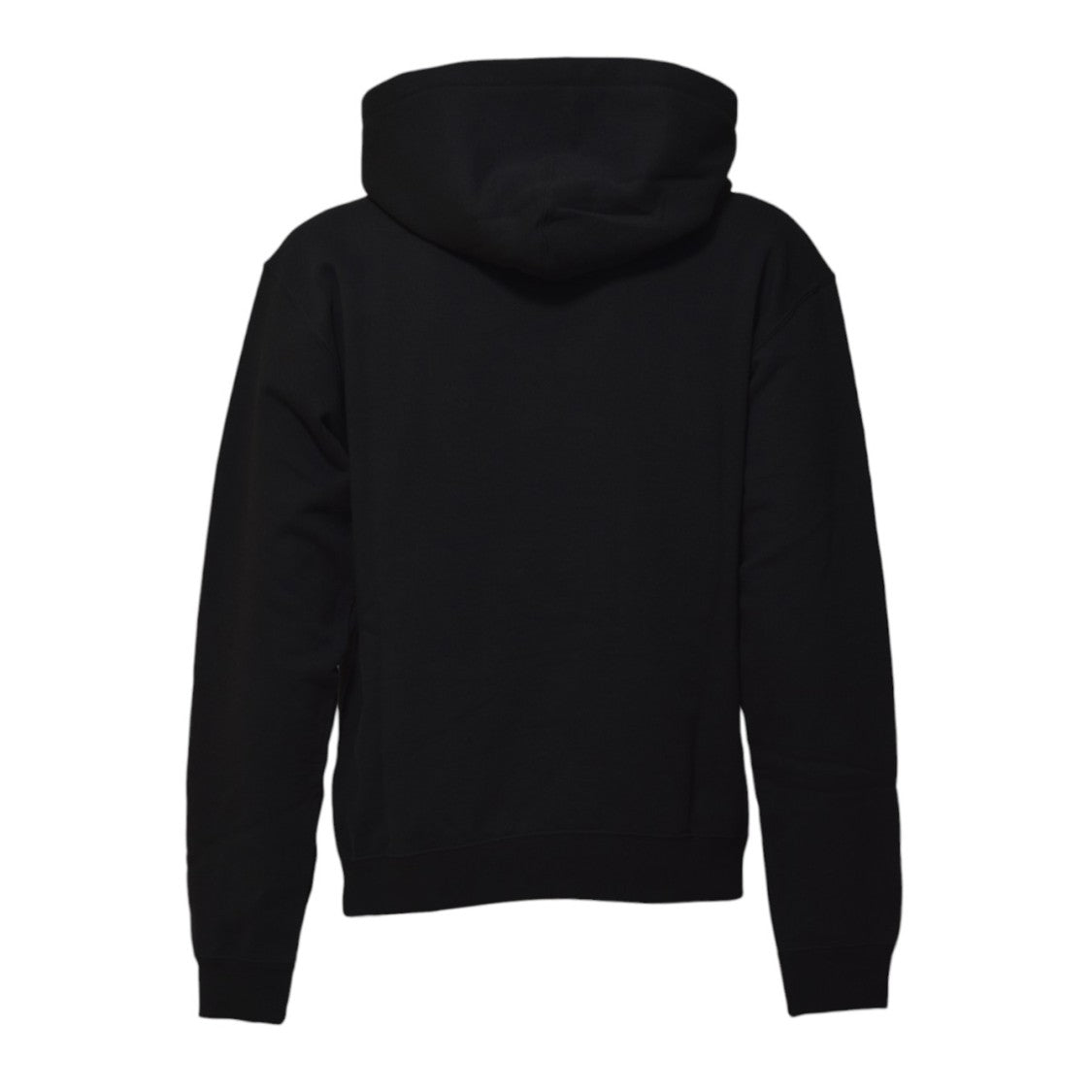 Jil Sander Black Cotton Hoodie With Logo Print