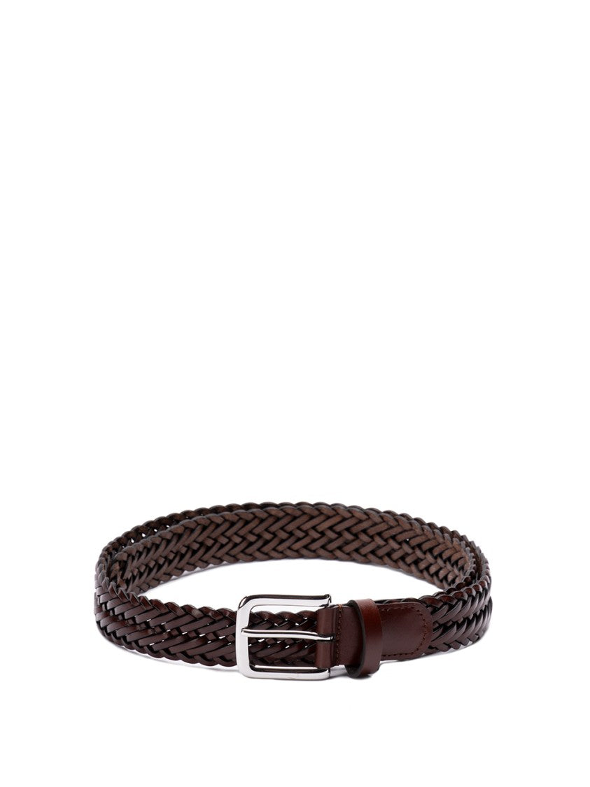 Anderson's Braided Brown Leather Belt