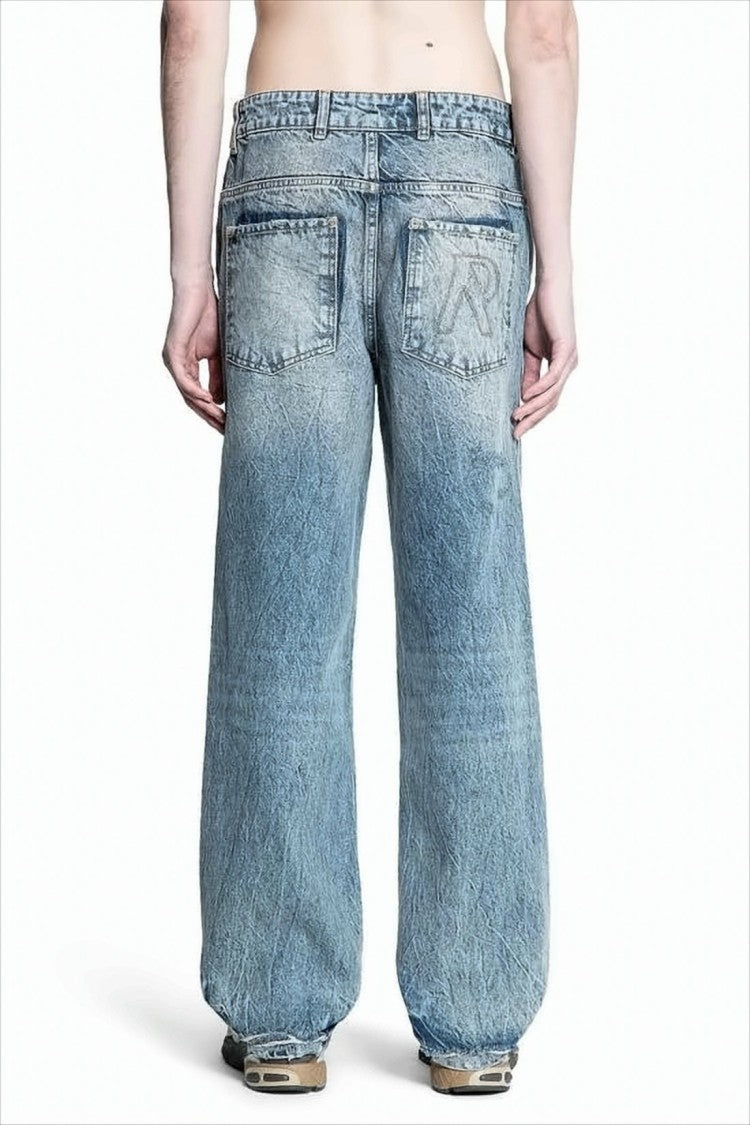 Represent Relaxed Wide-Leg Denim Pants
