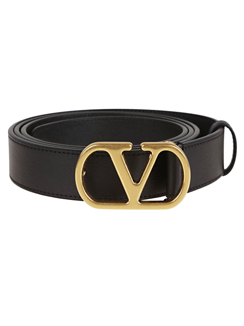 Valentino Shiny Calfskin Belt