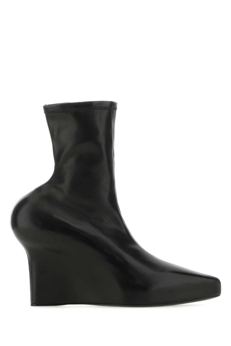 Givenchy Black Nappa Leather Ankle Boots