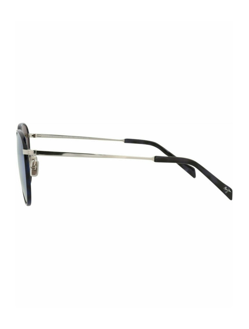Maui Jim Round-Frame Monel Acetate Sunglasses