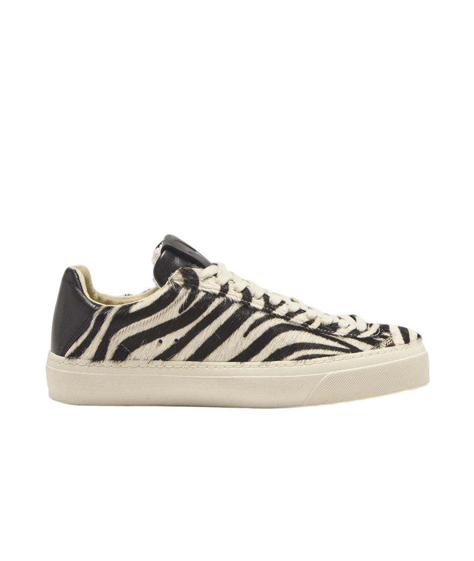 Aqua Alta Venice Zebra Fur Upper Aqua Alta Sneakers
