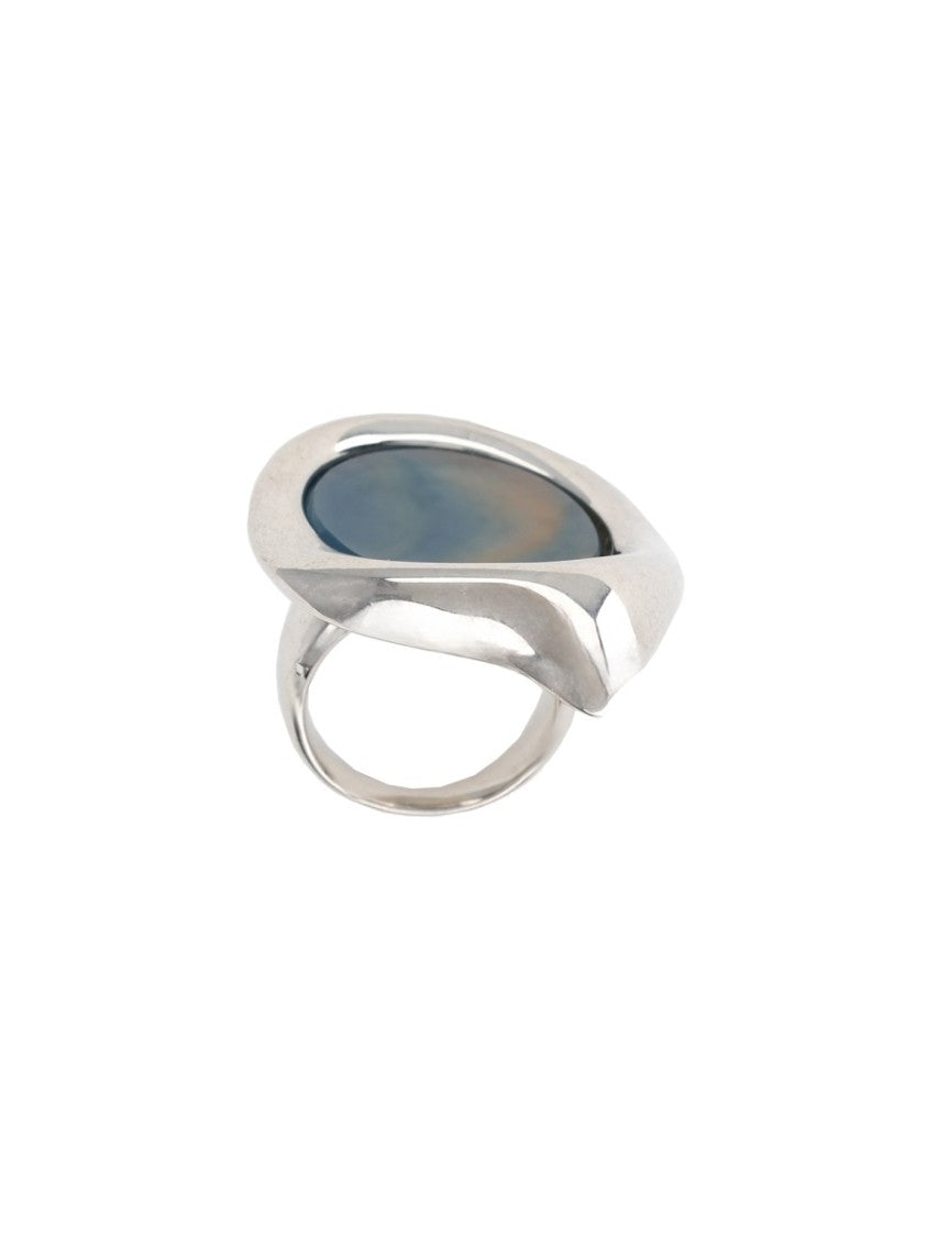Panconesi Dusk Small Asymmetrical Brass Ring