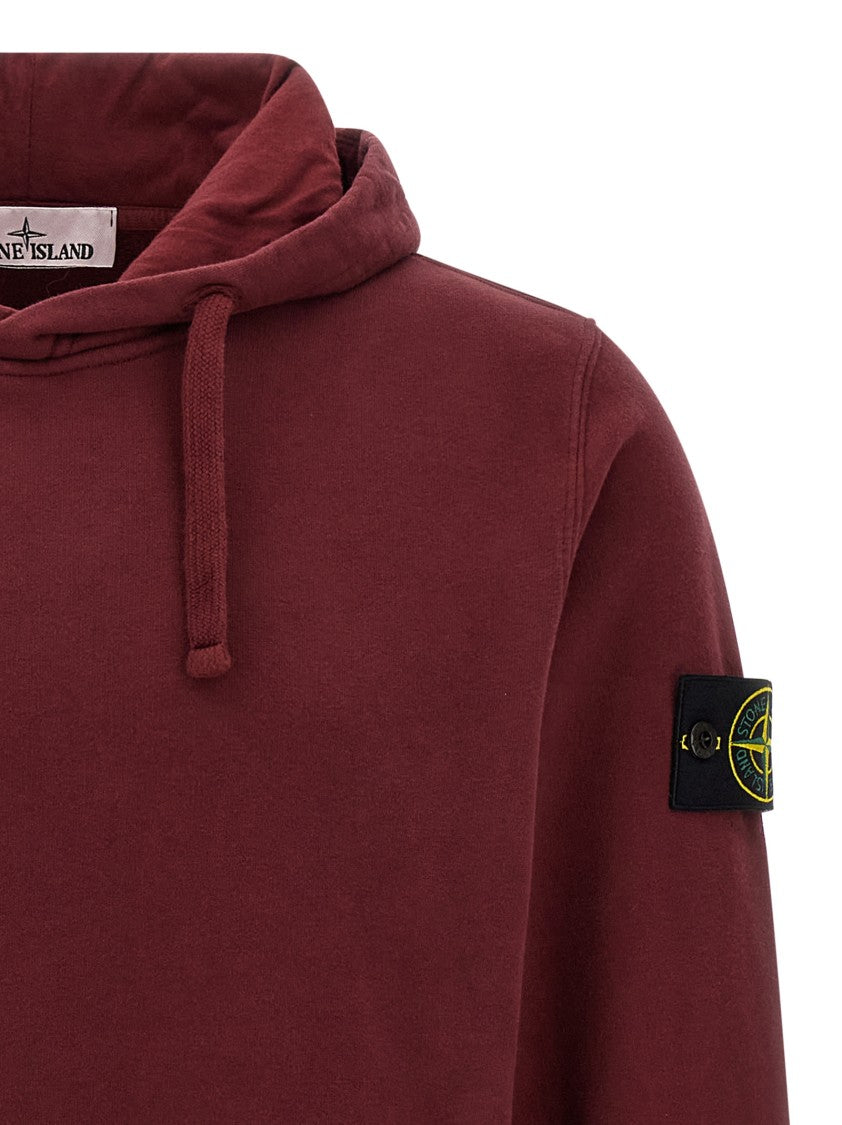 Stone Island Logo Badge Hoodie