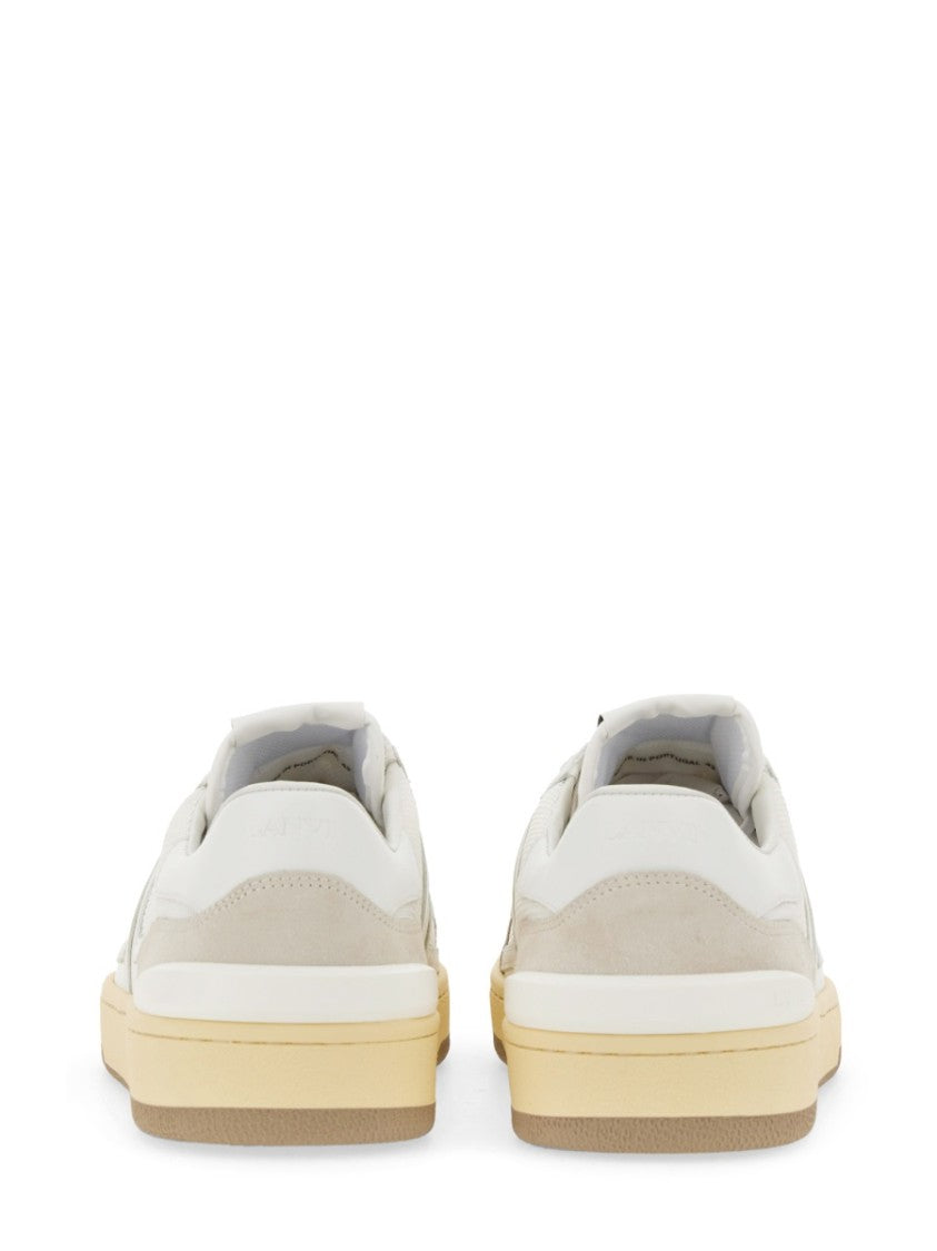 Lanvin "Clay" Low Top Sneakers With Woven Polyester