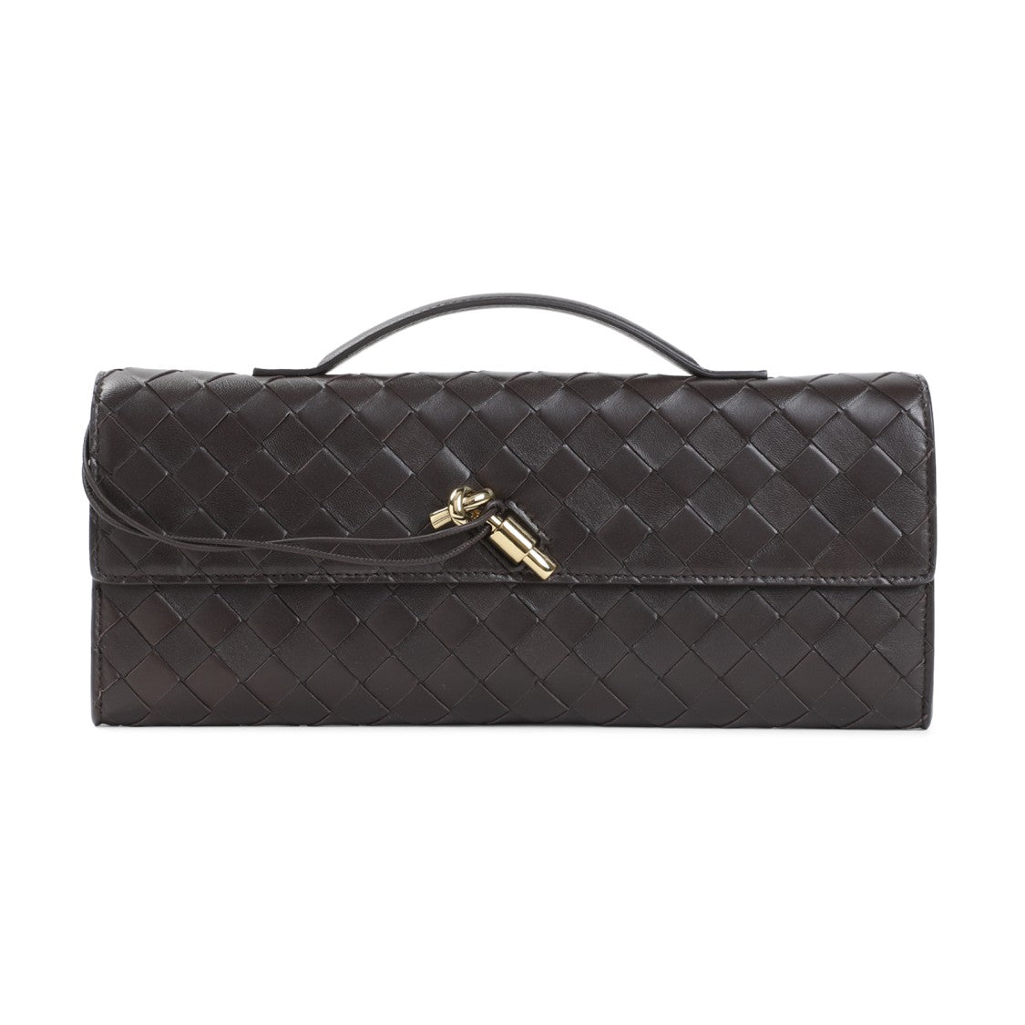 Bottega Veneta Andiamo Long Intreccio Clutch