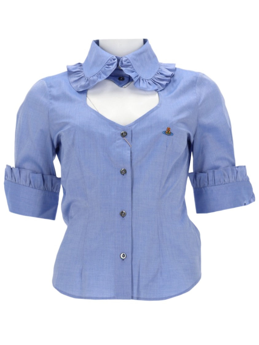 Vivienne Westwood Toulouse Frill Ruffled Cotton Shirt