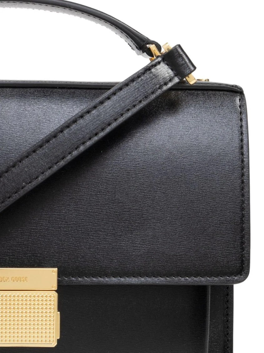 Golden Goose Black Leather Venezia Bag