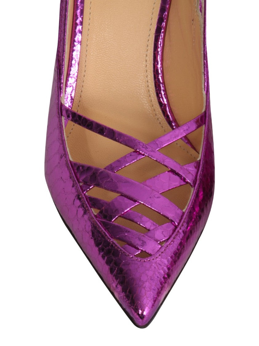 Giannico Leather High Heel Pumps