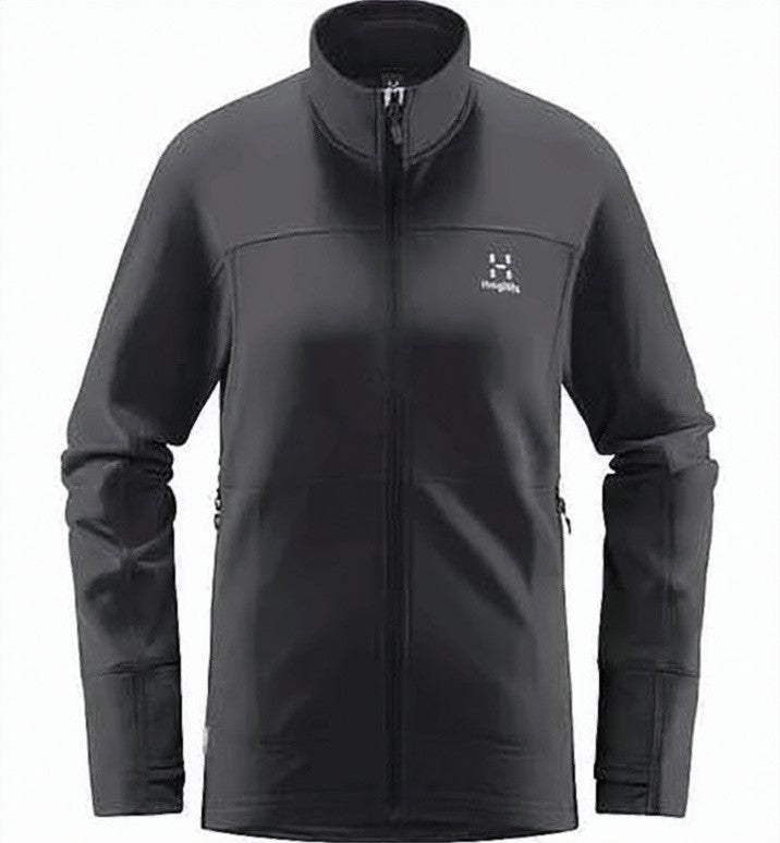 Haglöfs Fitted High-Collar Jacket With Side Zip Pockets