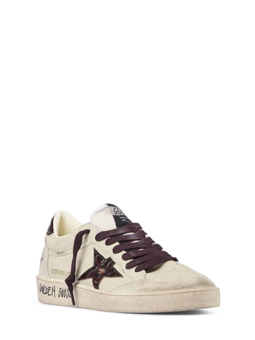 Golden Goose Low-Top Sneakers With Nappa Leather Upper And Distressed Sole