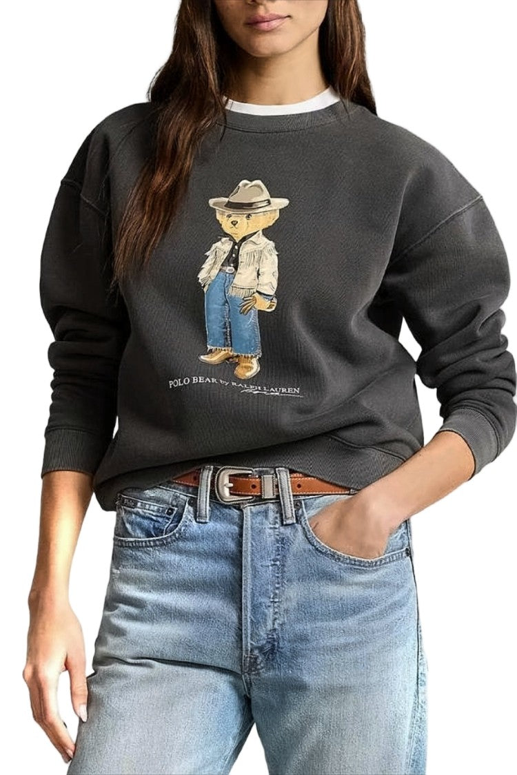 Polo Ralph Lauren Casual Long-Sleeve Sweatshirt With Graphic Bear Design