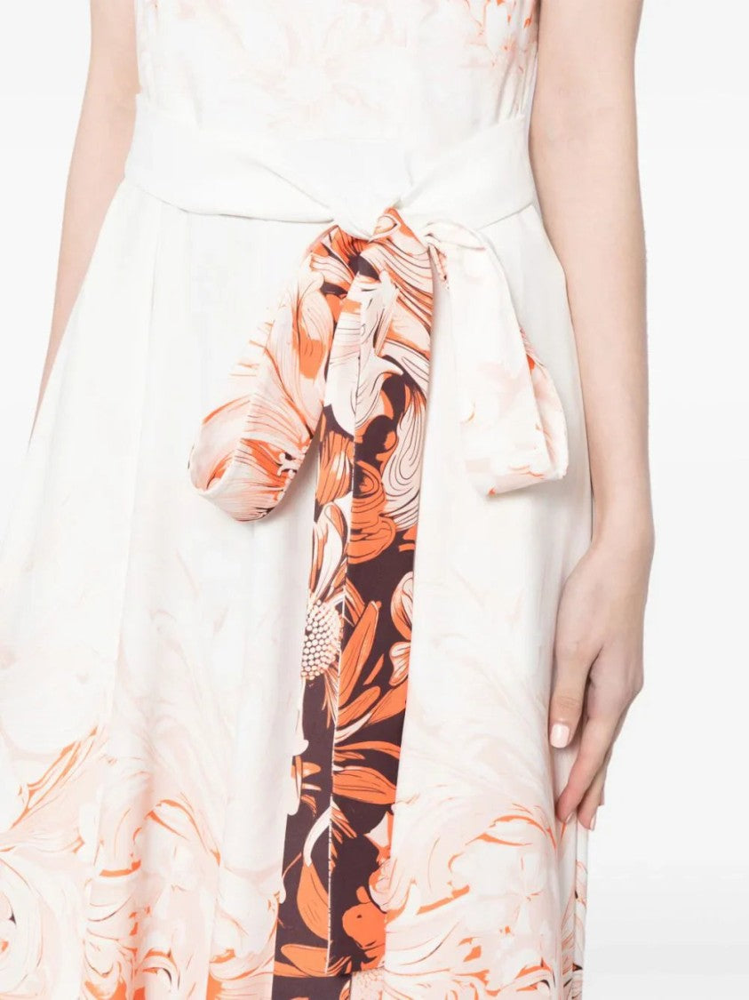 Saiid Kobeisy Crepe Printed Jumpsuit