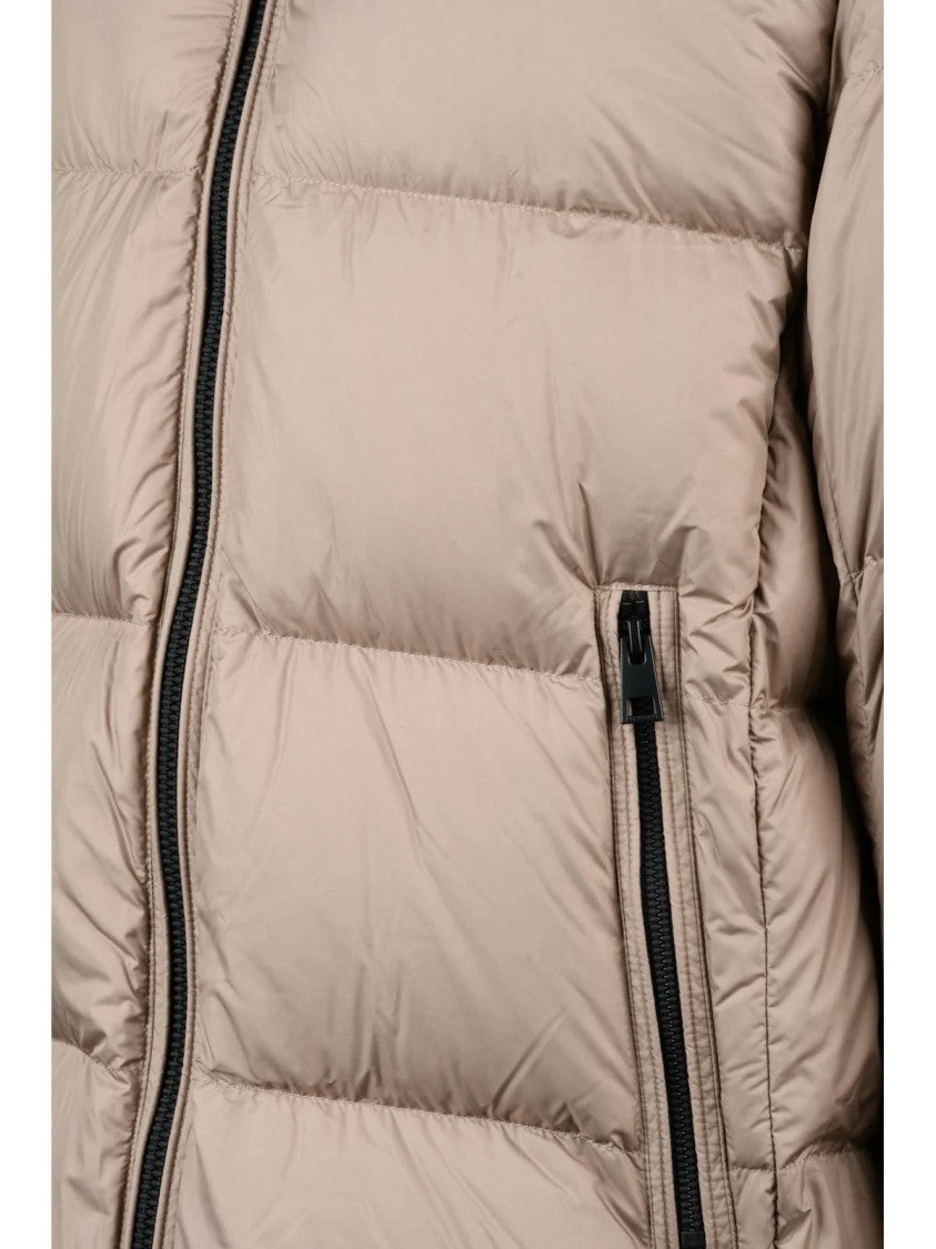 Bomboogie Padded Down Jacket With High Collar And Practical Pockets