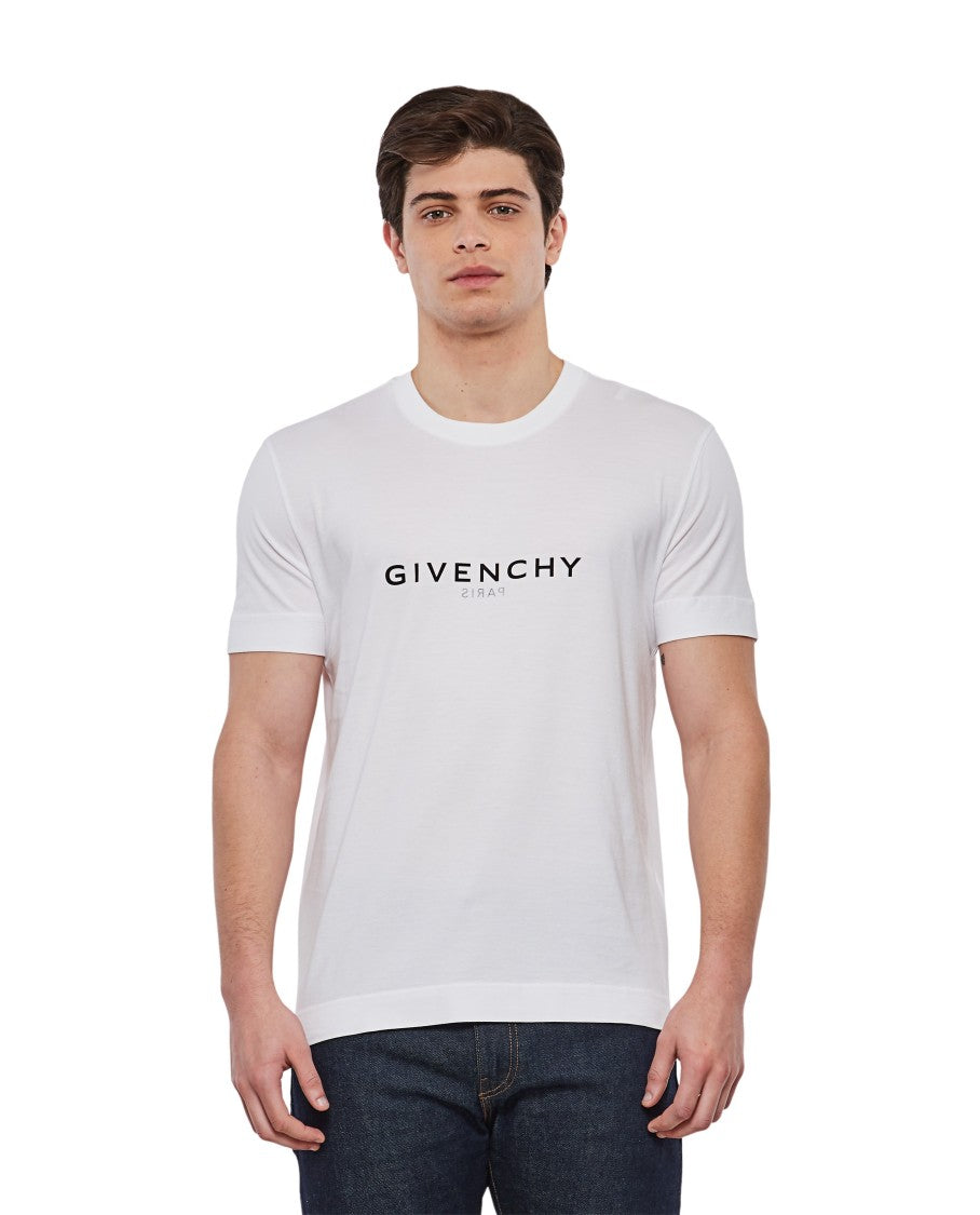 Givenchy Slim Fit White Cotton T-Shirt