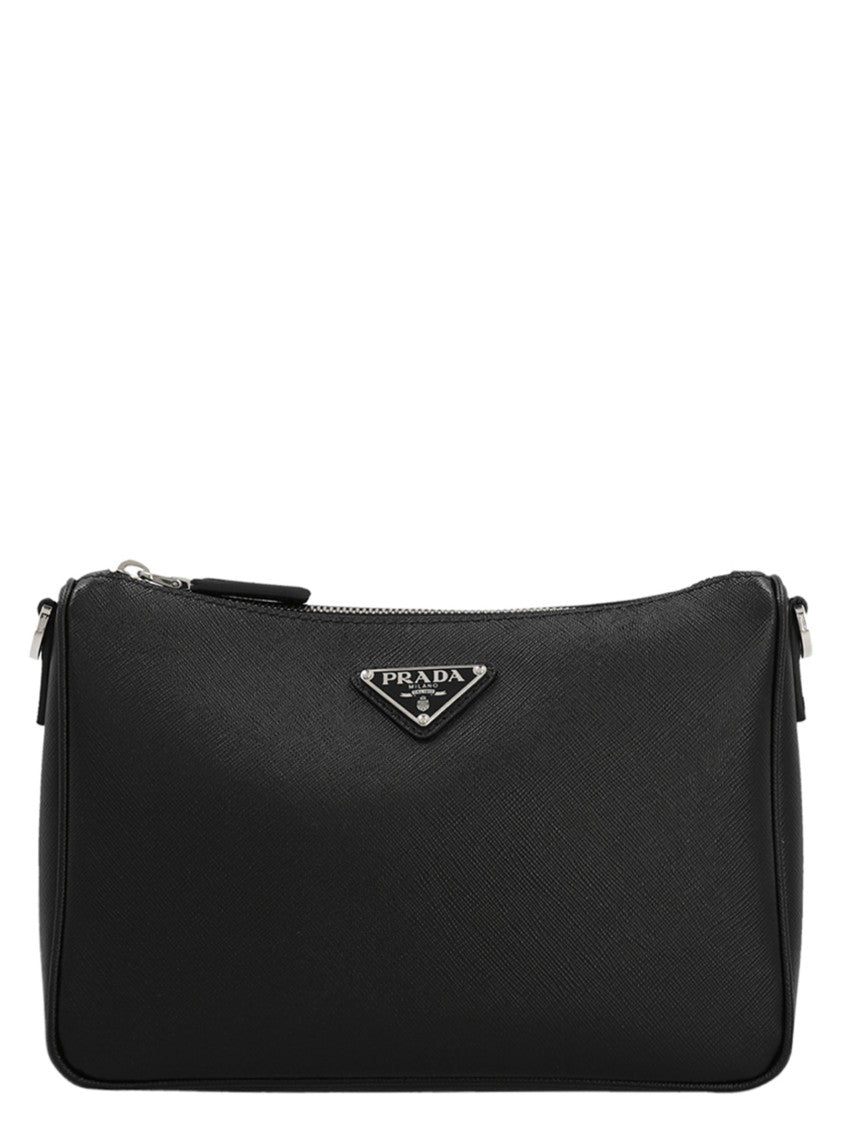 Prada Re-Nylon & Saffiano Crossbody Bag