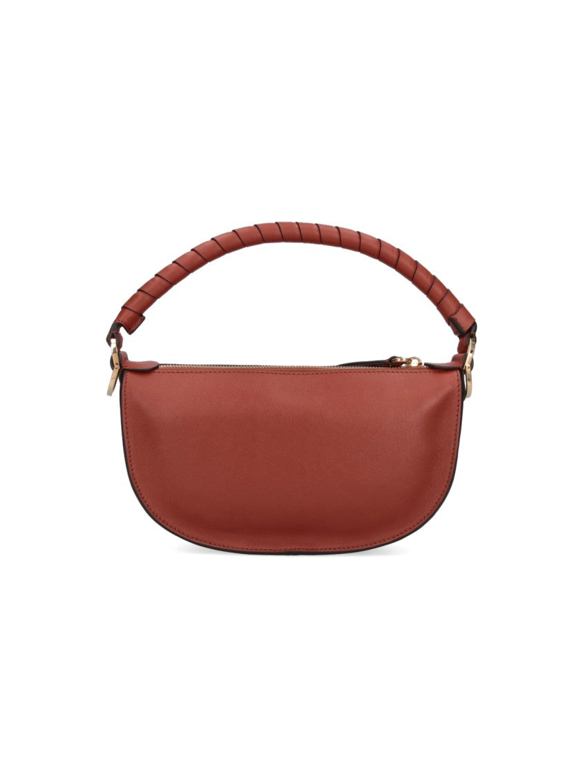 Chloé Crescent-Shaped Handbag With Curved Stitching