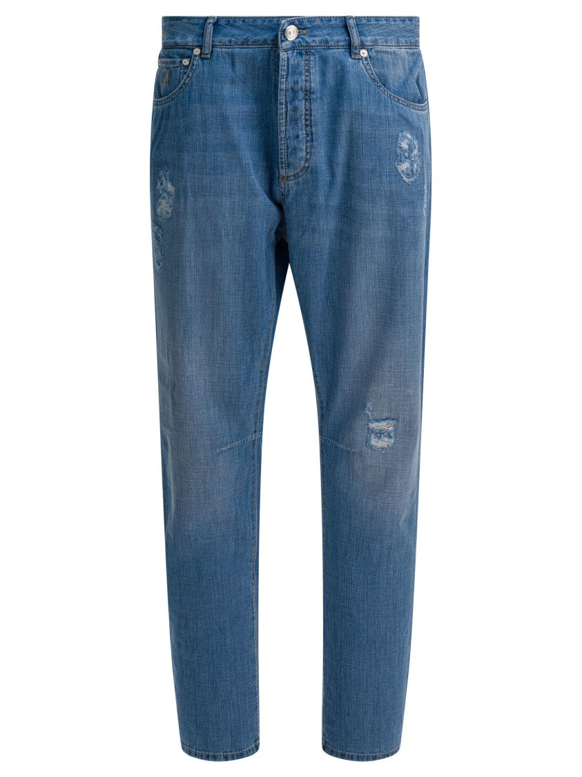 Brunello Cucinelli Five-Pocket Leisure Fit Jeans