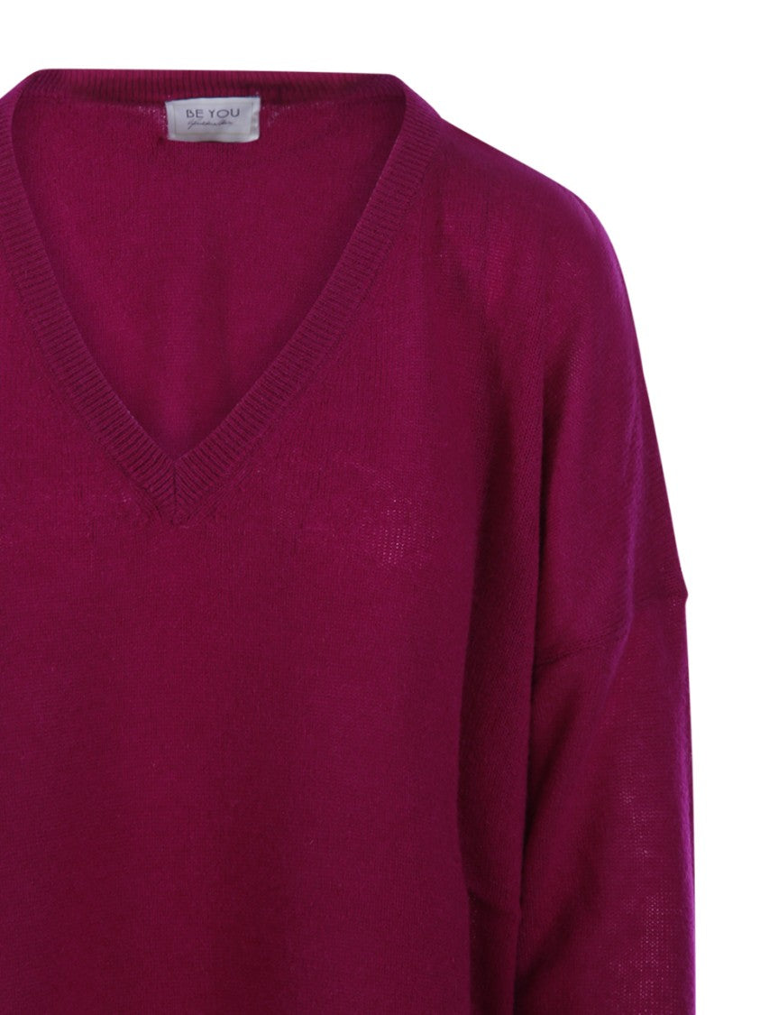 Be You V-Neck Cashmere Sweater With Relaxed Fit