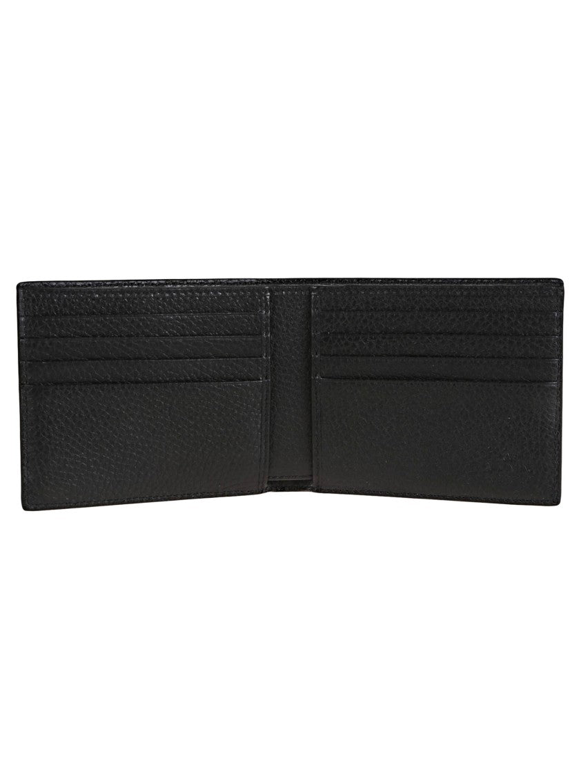 Valentino Rockstud Grained Calfskin Bifold Wallet