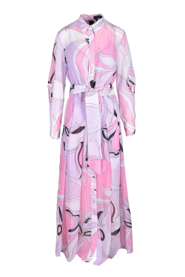 Pinko Chemise Dress - Pink