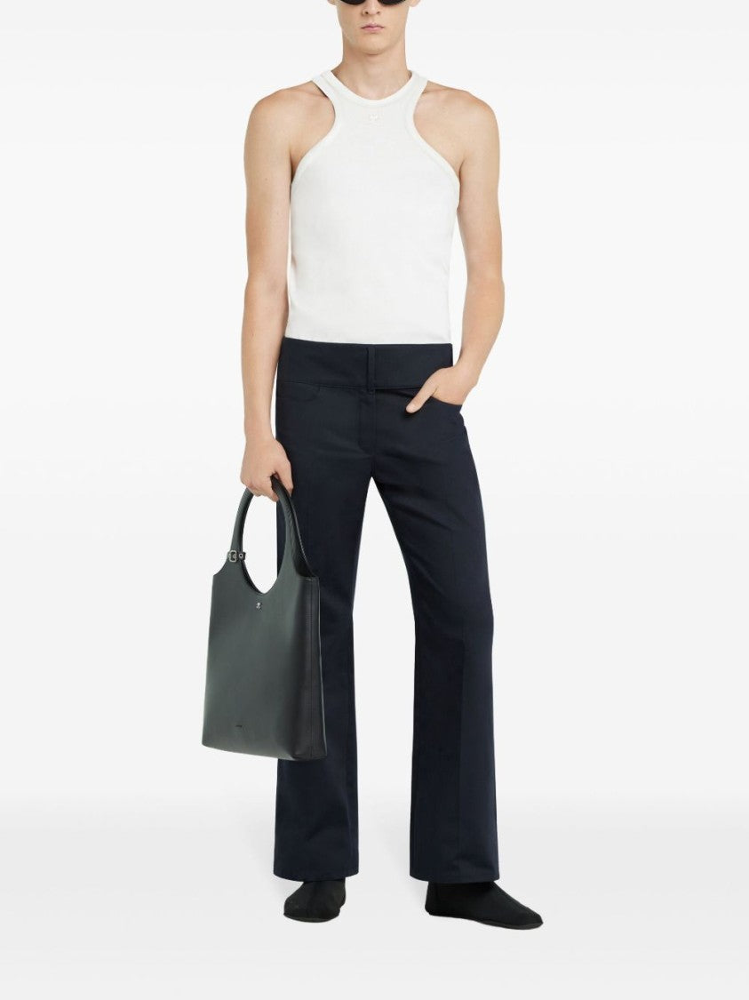 Courrèges Scoop Neck Sleeveless Racerback T-Shirt