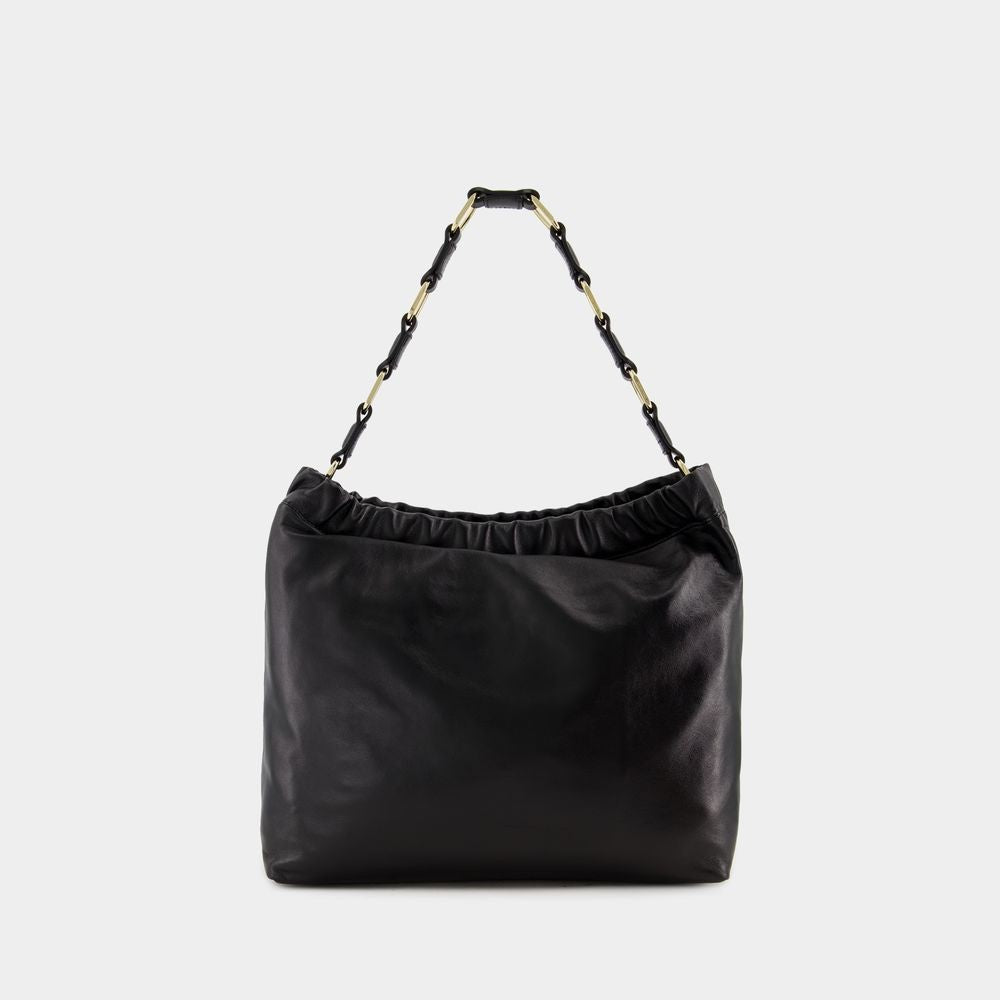 Anine Bing Kate Shoulder Bag - Leather - Black