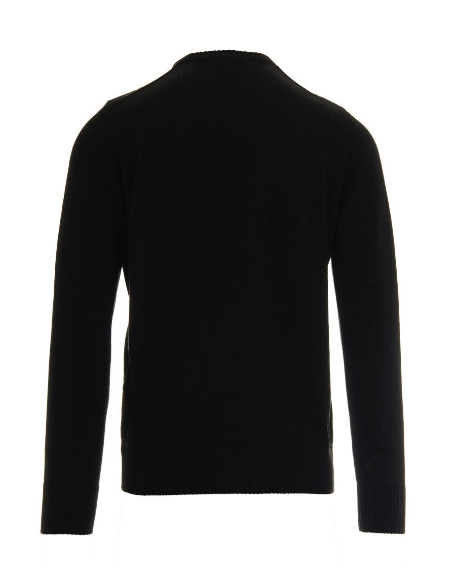Paul & Shark Black Crew Neck Sweater