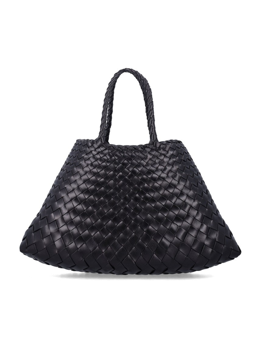Dragon Diffusion Santa Croce Small Woven Handbag