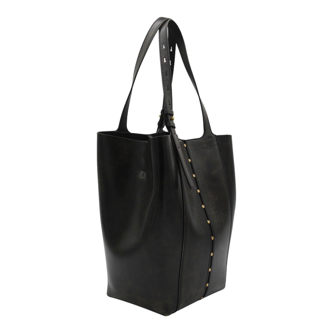 Golden Goose Tall Rectangular Black Tote Bag