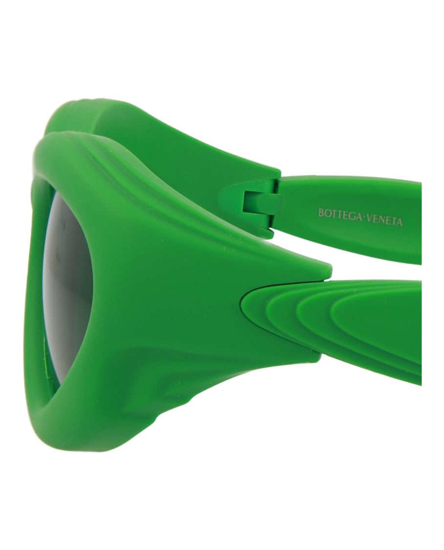 Bottega Veneta Round-Frame Injection Sunglasses