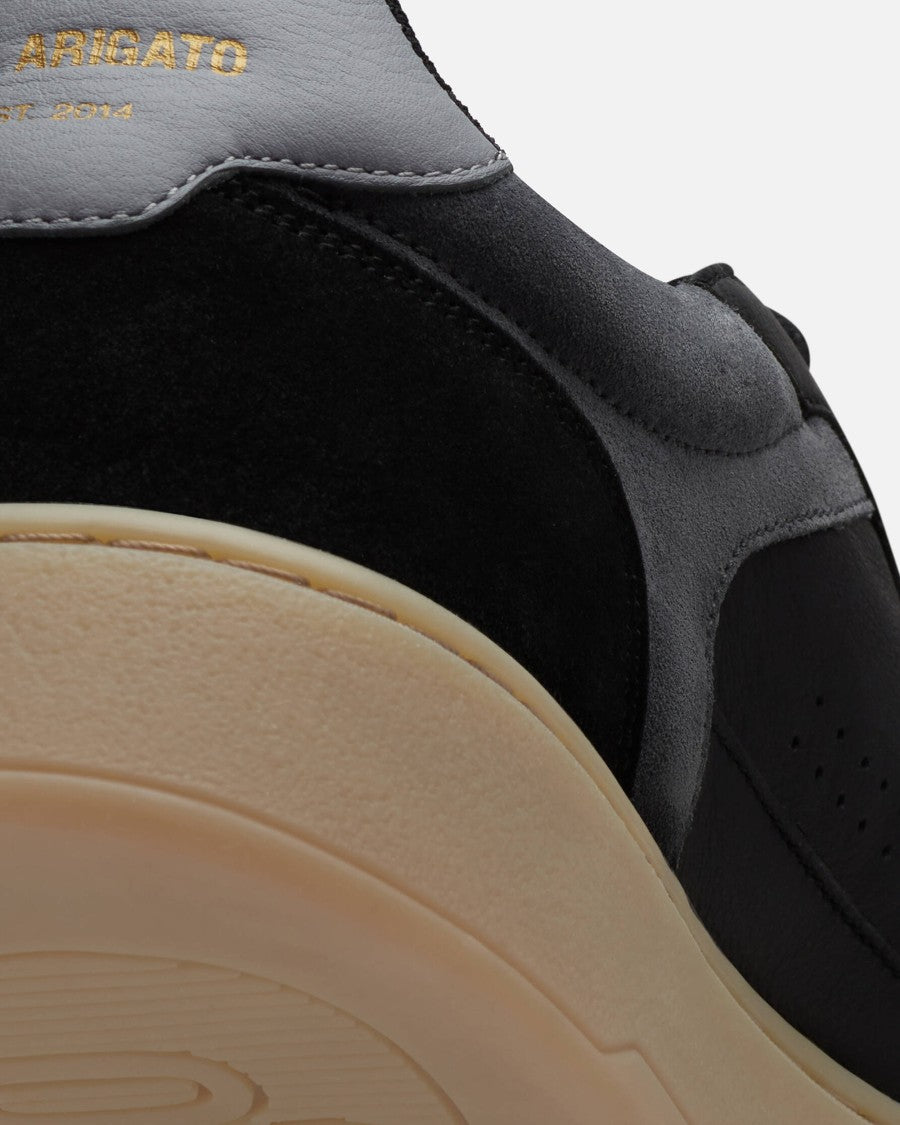 Axel Arigato Contrast Upper Low-Top Sneakers With Metallic Logo
