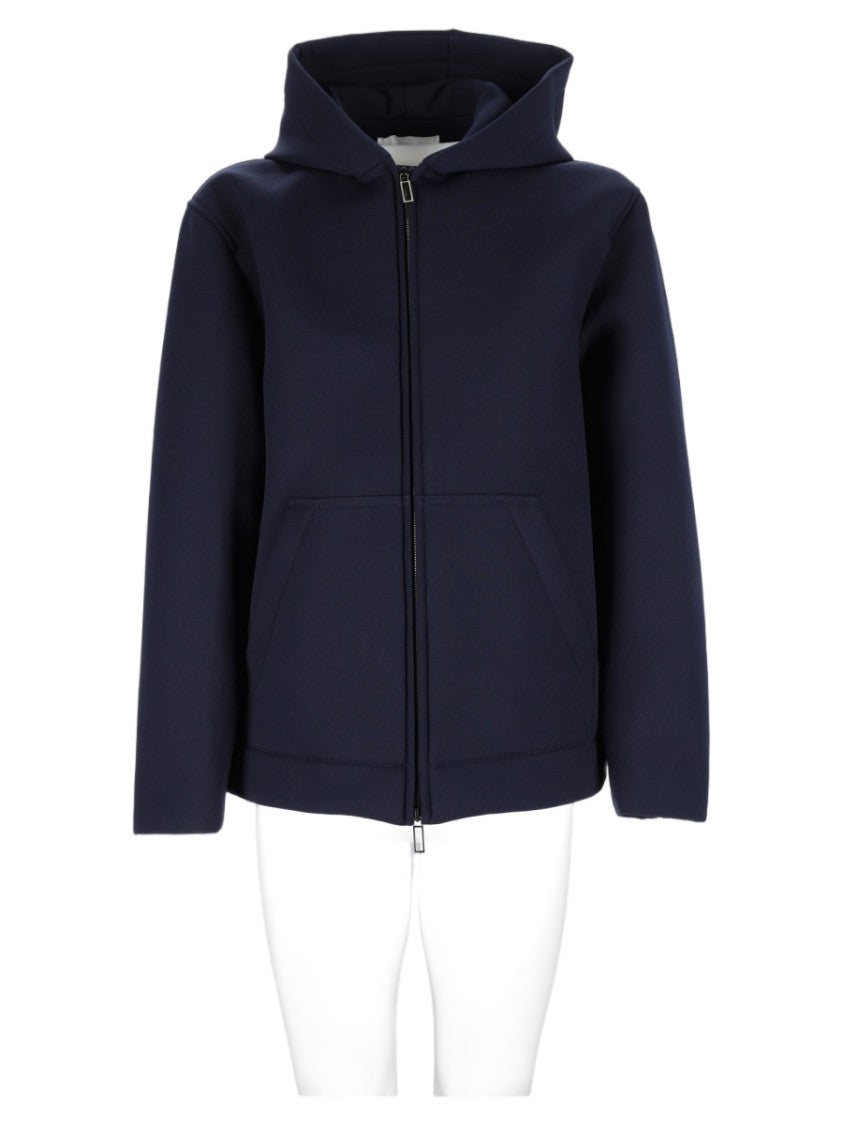 Paolo Pecora Milano Hooded Zipper Boxy Polyester-Blend Jacket