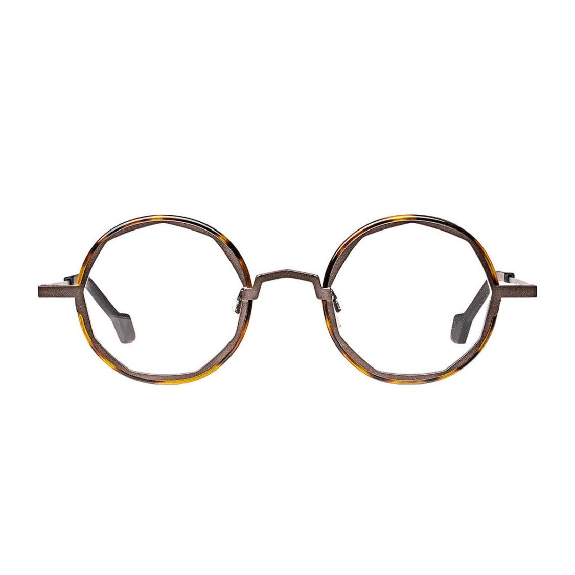Matttew Grey Comma Titanium Round Sunglasses