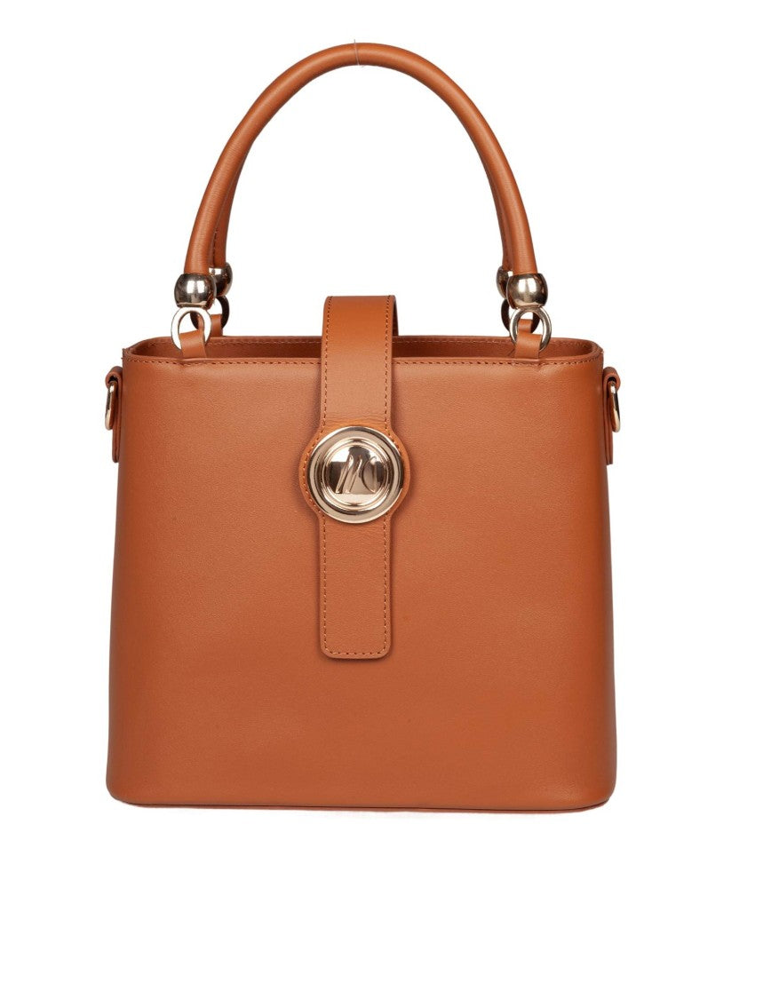Marco Castelli Agape Camel Leather Handbag