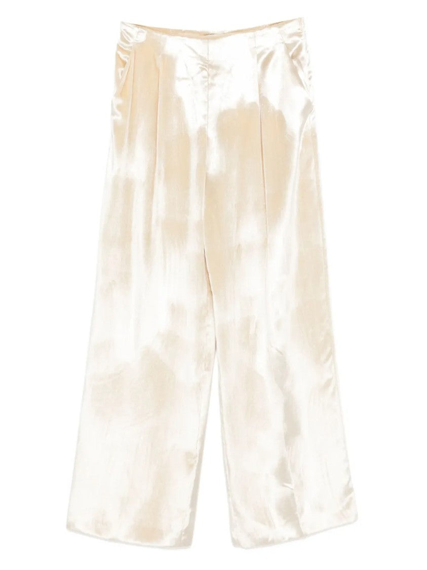 Alberta Ferretti Tailored Minimalist Sleek Finish Pants