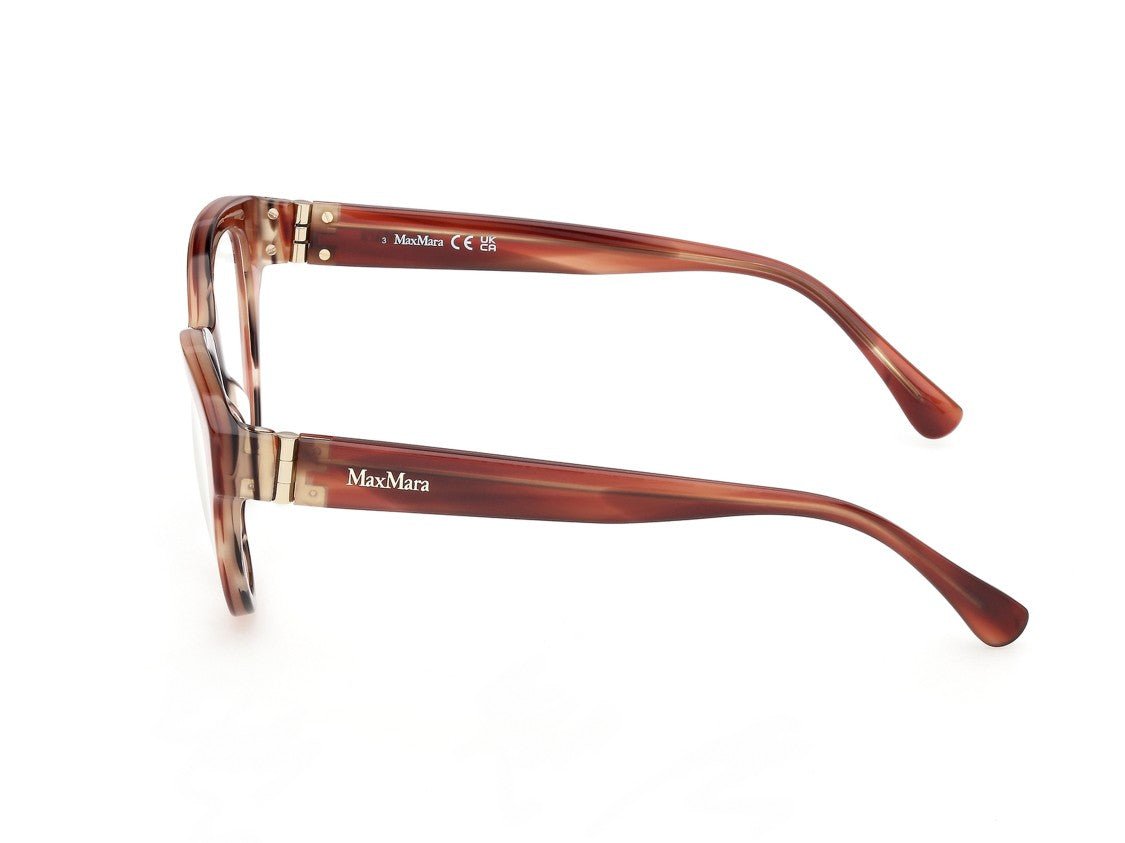 Max Mara Tortoiseshell Mm5230 Bold Cat-Eye Acetate Eyeglasses