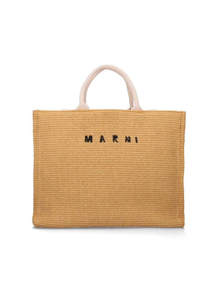 Marni Structured Woven Handbag