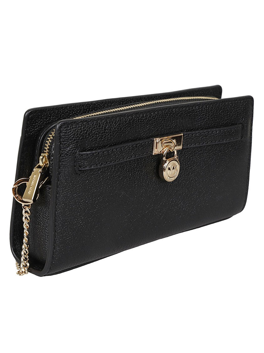 Michael Kors Hamilton Leather Clutch
