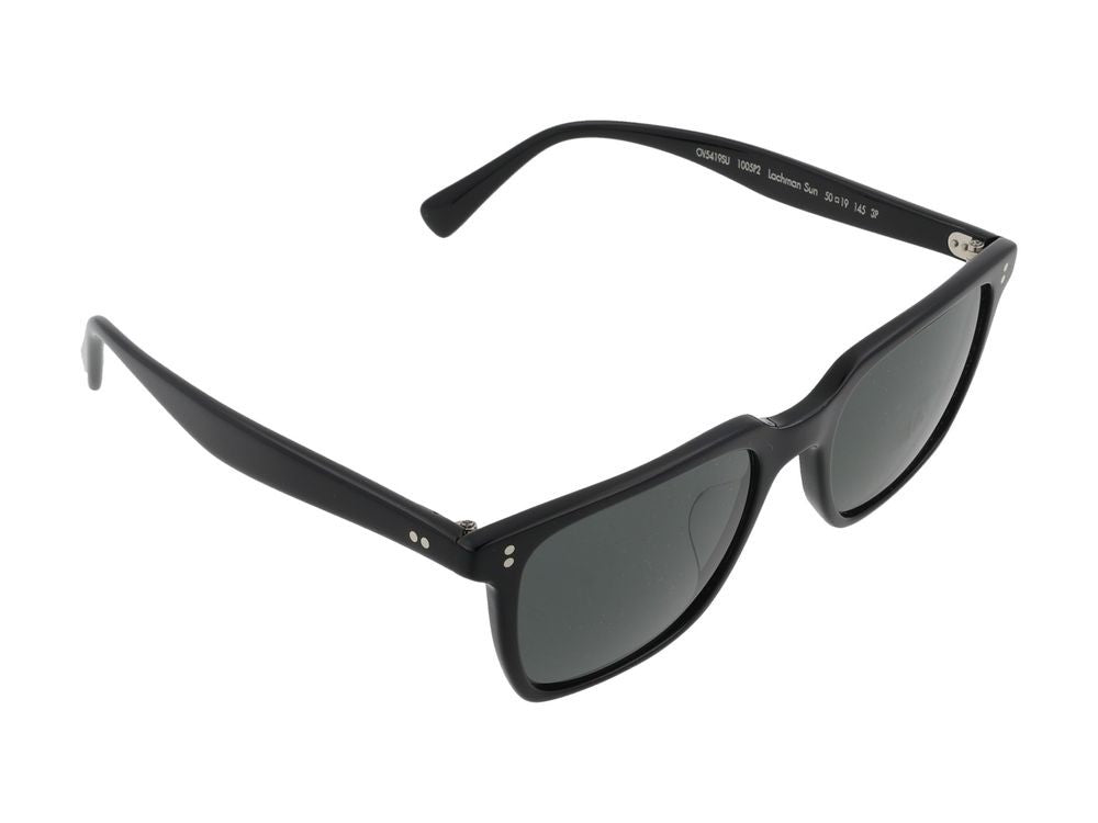 Oliver Peoples Bold Glossy Finish Rectangular Acetate Sunglasses