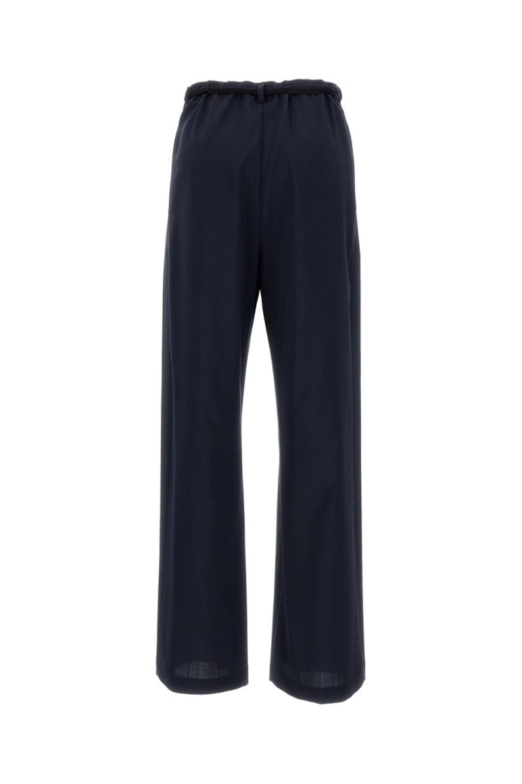 Barena Wide-Leg Trousers With Front Pleats