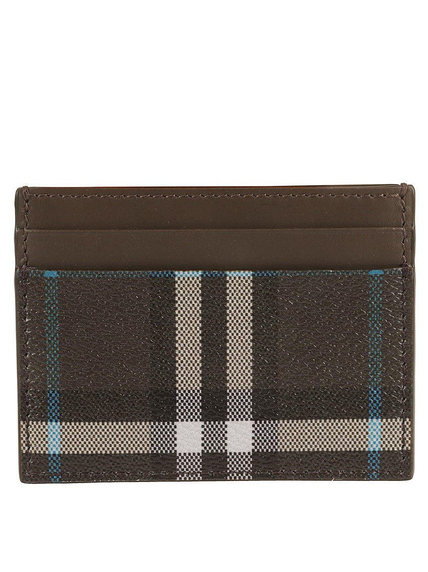 Burberry Khaki Check Print Wallet